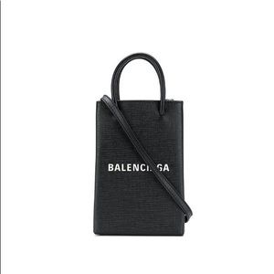 Balenciaga mini shopping bag in black